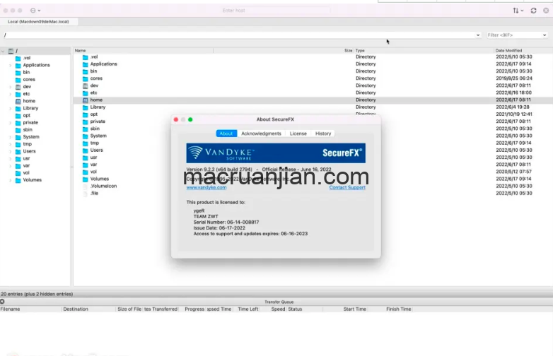 SecureFX for Mac v9.2.2 英文破解版下载 FTP/SSH传输工具