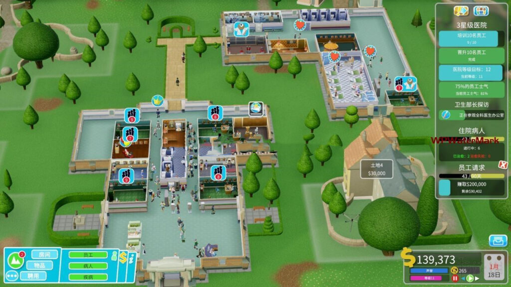 双点医院 Two Point Hospital for Mac v1.17.38822 中文破解版下载 模拟经营游戏