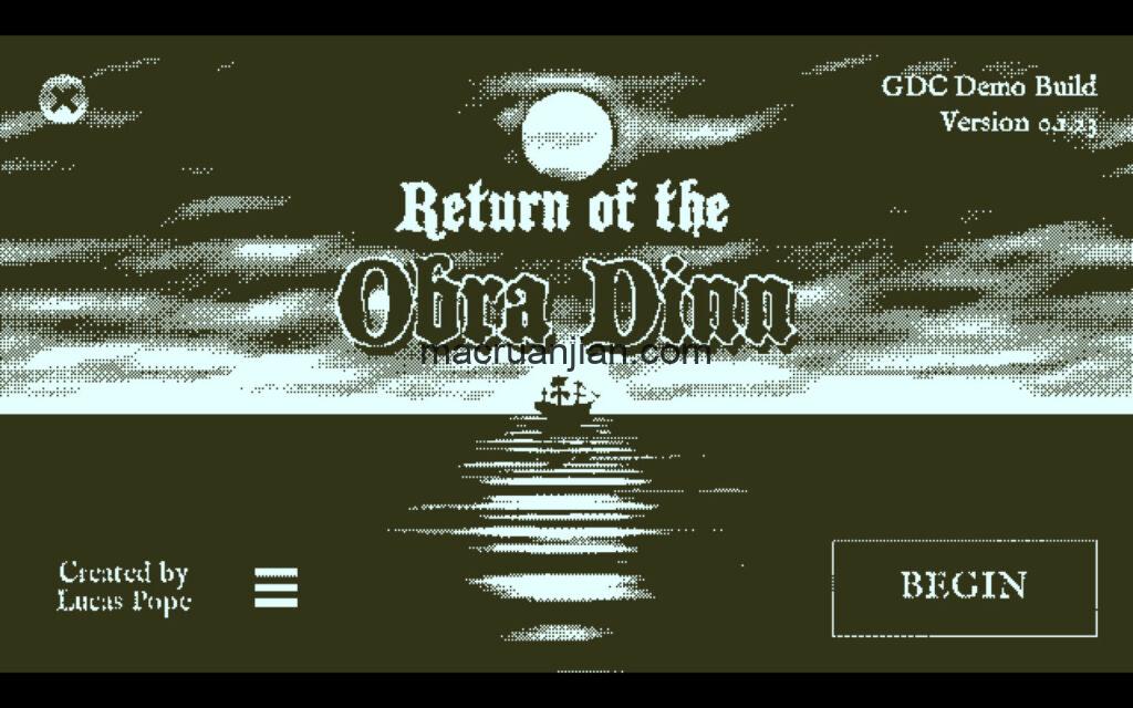 奥伯拉丁的回归 Return of the Obra Dinn for Mac v1.0.96 英文破解版下载 解谜游戏