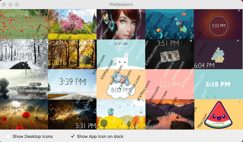 Animated Wallpapers for Mac v1.0.6 英文破解版 高清动态壁纸