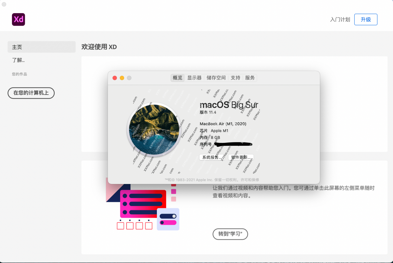 Adobe XD M1 芯片版 v41.1.12 中文免激活版下载 XD原型设计软件