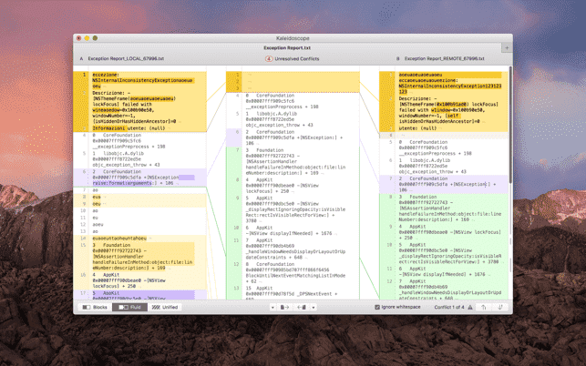 Kaleidoscope for Mac v4.0 英文破解版 文件对比工具