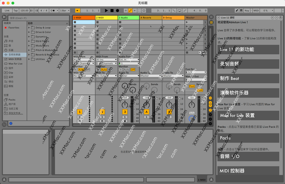 Ableton Live 11 Suite for Mac v11.1.5 中文破解版 专业音乐创作软件