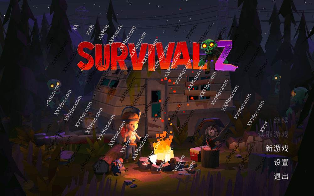 Survival Z for Mac v1.1.3 中文版 动作射击游戏