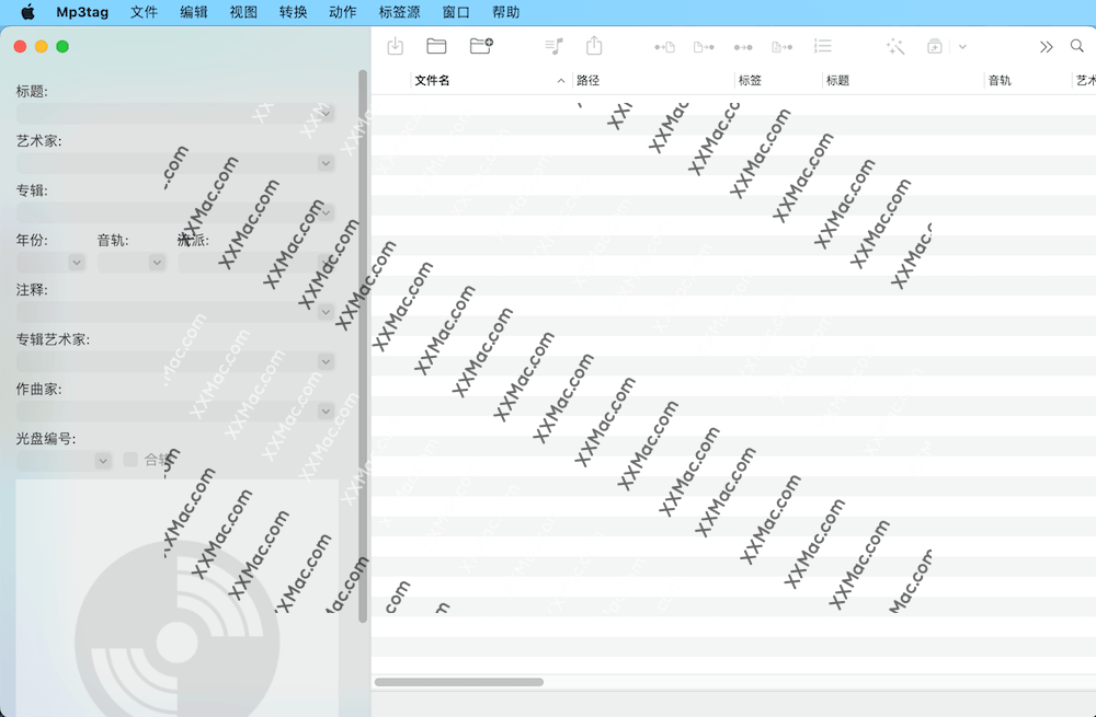 Mp3tag for Mac v1.2.2 中文破解版 音频标签数据修改工具